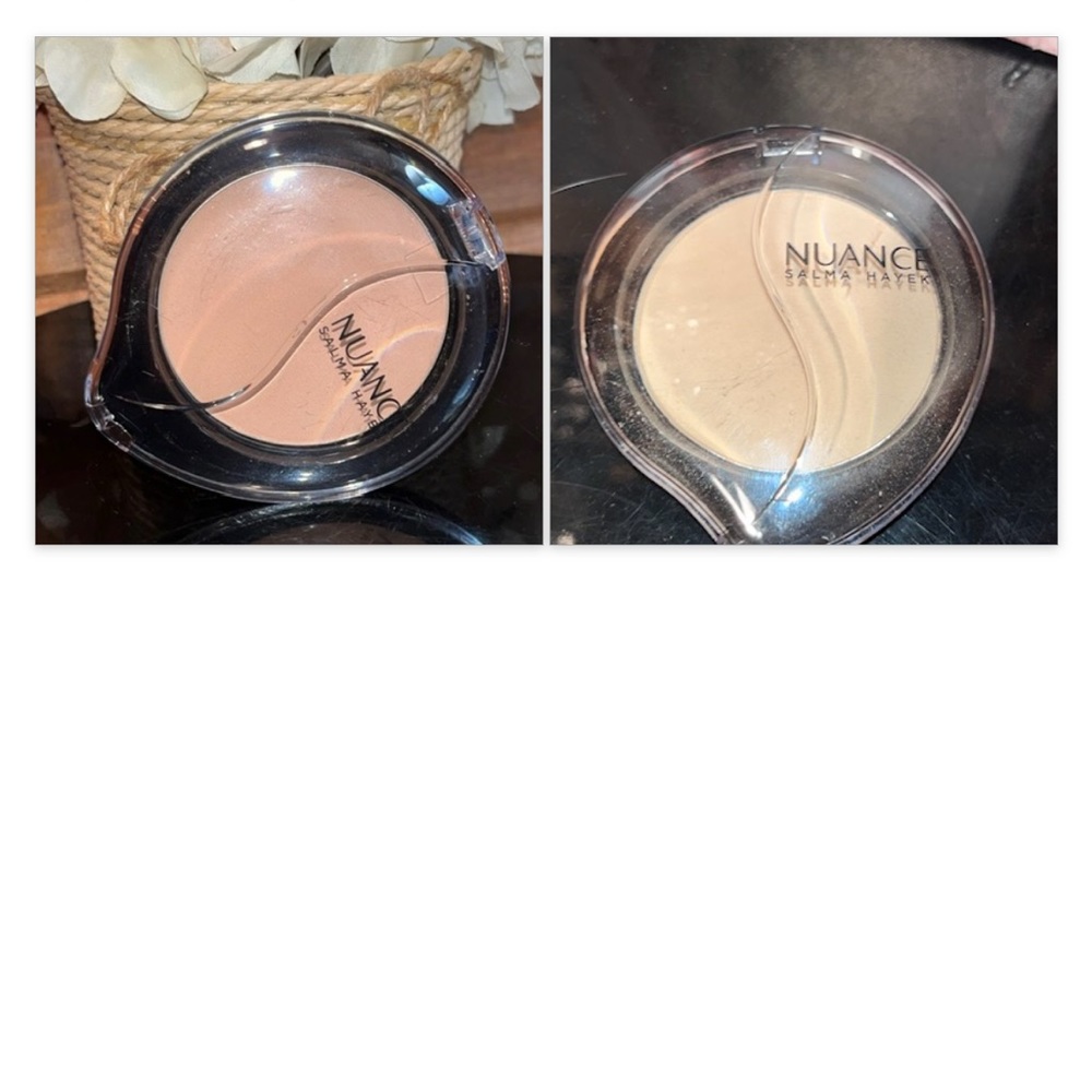 2 NUANCE SALMA HAYEK MINERAL FOUNDATION MEDIUM/DEEP Light FLAWLESS COVERAGE NEW